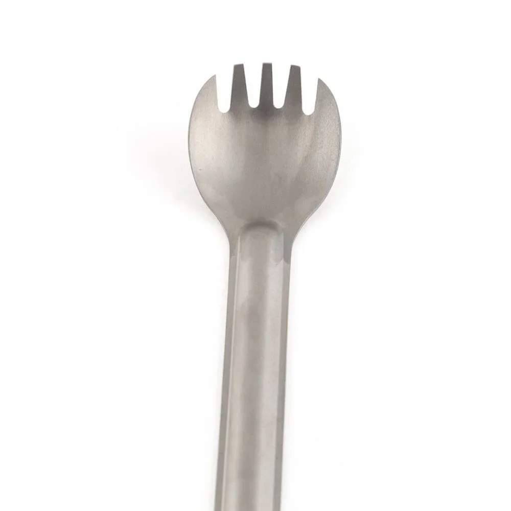 Core Element 100% Titanium Long Handle Spork & Spoon Ultralight Backpacking Camp